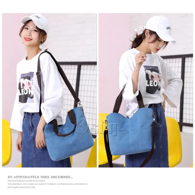【Osun】日本設計女用加大容量拼接造型帆布托特包手提單肩包(顏色任選/CE437-)