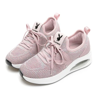 【PLAYBOY】減壓零著感 足弓氣墊休閒鞋-粉-Y775699