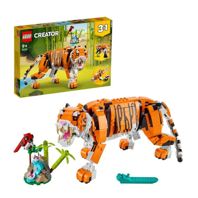 【LEGO 樂高】積木 Creator系列 猛虎 31129(代理版)