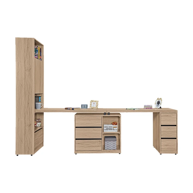 【obis】祖克柏8.9尺雙人書桌櫃