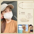 【JIUJIU 親親】霧褐奶茶四色組x4盒 MD雙鋼印(成人醫用口罩4款x5入/盒)