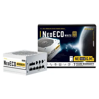【Antec】850瓦 80PLUS 金牌 電源供應器(NE850G M White)