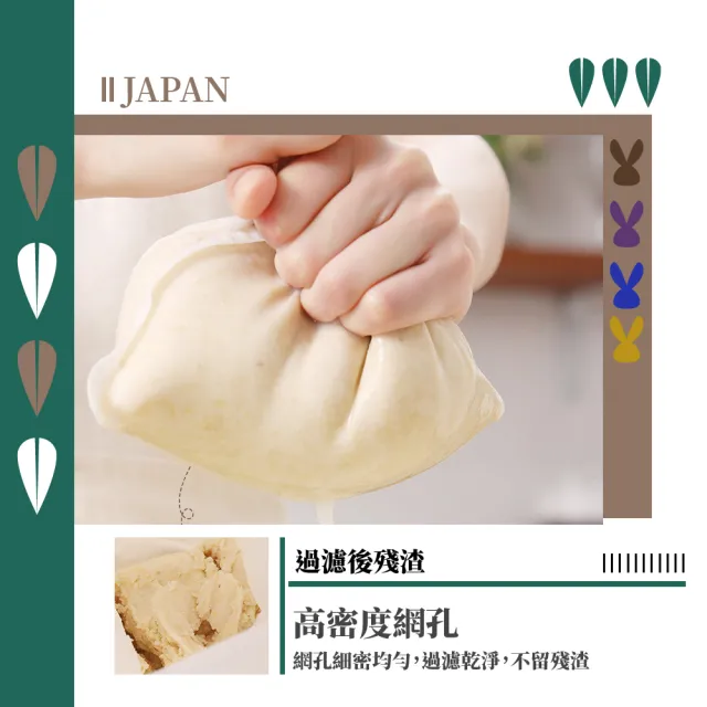 【餐廚用品】日本豆漿果汁過濾網-2入裝(高密度 濾渣 咖啡濾網 豆漿 豆沙 過濾布 過濾篩 烘焙)