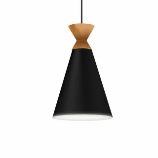 【Viita】簡約北歐風實木餐廳吊燈 19cm