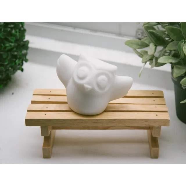 【Gallery Chuan 筌美術】青春夥伴(貓頭鷹 複合石材 送禮 藝品)