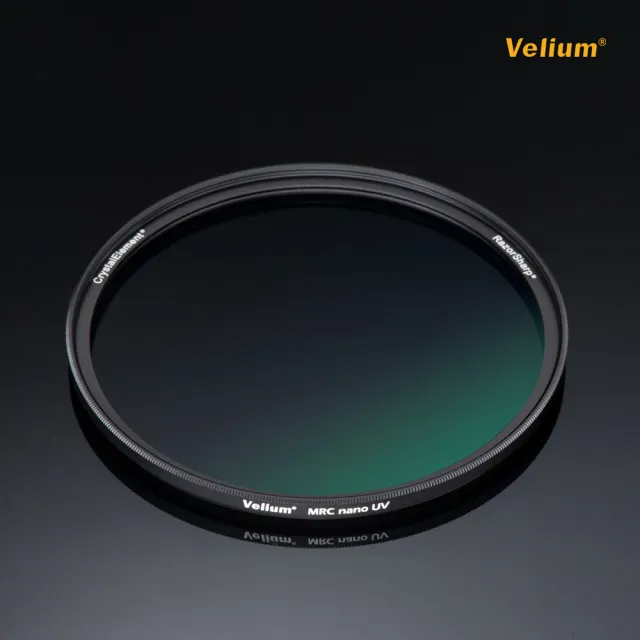 【Velium 銳麗瓏】MRC nano 8K 多層奈米鍍膜 高透度高精度 112mm UV 保護鏡(總代理公司貨)