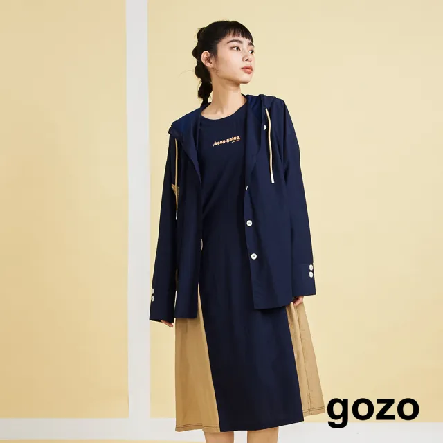 【gozo】keep going抽繩洋裝(兩色)