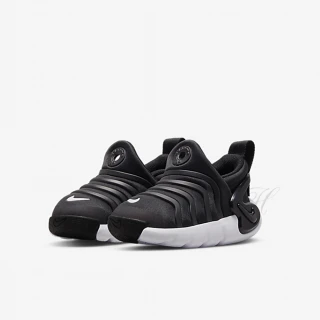 【NIKE 耐吉】運動鞋 童鞋 小童 兒童 毛毛蟲鞋 套腳 DYNAMO GO TD 黑 DH3438-001
