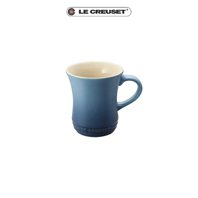 【Le Creuset】瓷器小馬克杯(水手藍)