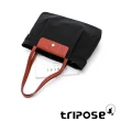 【tripose】MOBI微皺尼龍筆電托特包(潮感黑)
