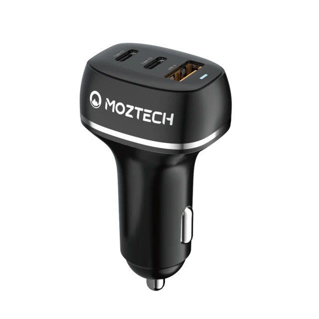 MOZTECH PD3.0/48W快充三孔車用充電器