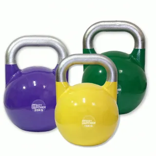 【氣魄 KEY POWER】競技壺鈴-24KG 磨砂握把(好握平衡/動作更穩定/Kettlebell 24KG)