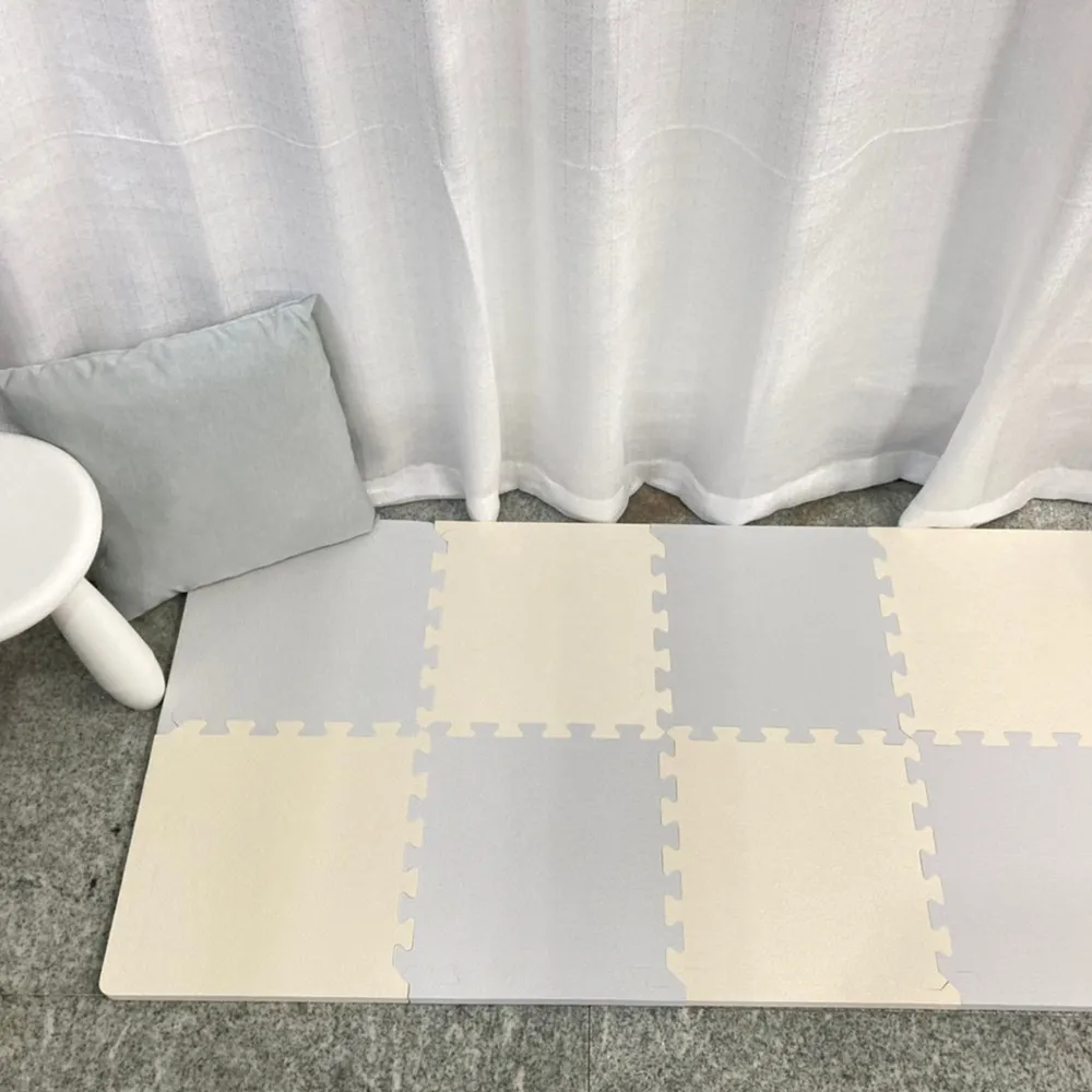 【新生活家】2cm厚防護巧拼地墊-莫蘭迪五色任選32x32x2cm(80片)