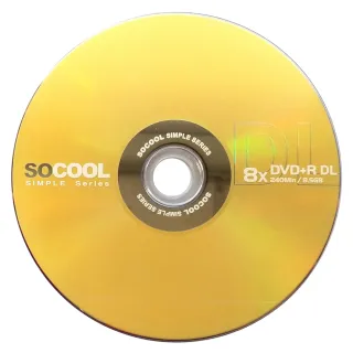 【SOCOOL】錸德製 SOCOOL DVD+R 8X DL 25片裝 可燒錄空白光碟(錸德製)
