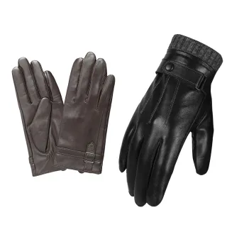 【JAR 嚴選】真皮觸屏防風保暖手套(真皮 觸屏功能)