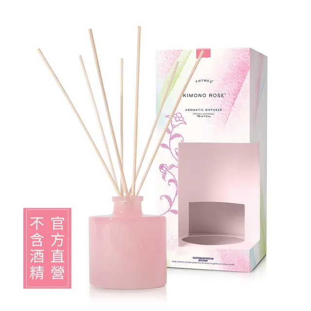 【草本24】THYMES 和服玫瑰香氛瓶 118ml(友善地球 不含酒精安心成分 美國原裝/禮物)