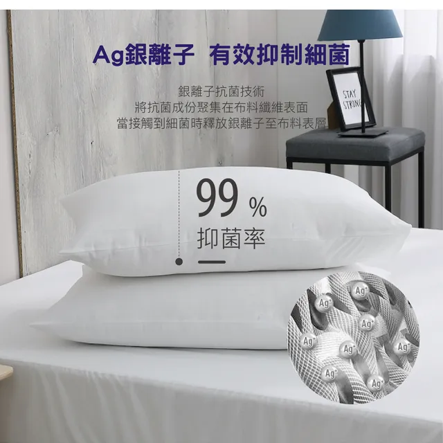【ISHUR 伊舒爾】買1送1 銀離子抗菌防水透氣保潔墊枕頭套2入組(台灣製造/3M專利技術/枕套/ISHUR伊舒爾)