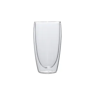 【Caldo 卡朵生活】輕美學雙層隔熱玻璃水杯 450ml