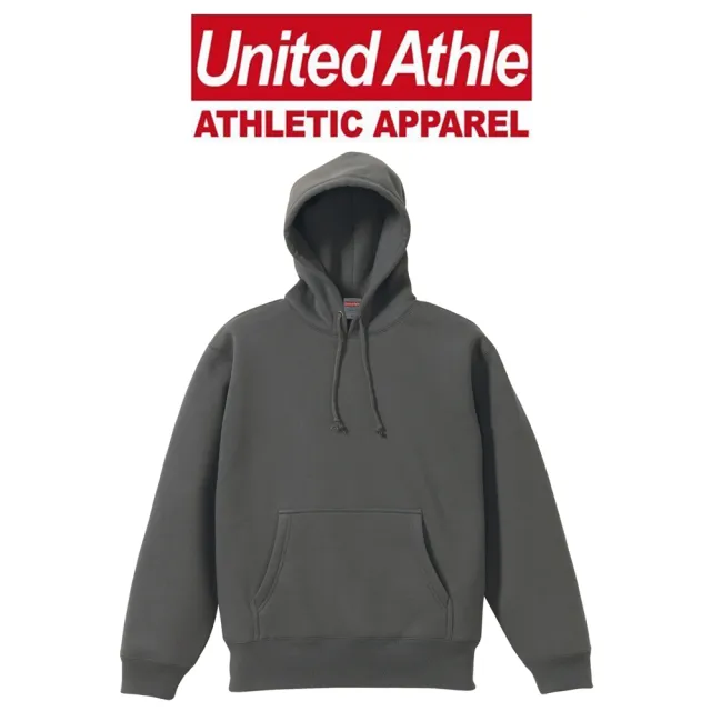 【United Athle】日系加厚素色連帽T 保暖磨毛長袖上衣(男女可穿 秋冬防寒)