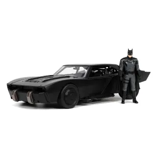 【BATMAN 蝙蝠俠】1:24合金車-2022蝙蝠車+蝙蝠俠(JADA)