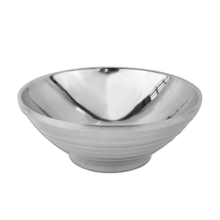【A-OK】304不鏽鋼日式拉麵碗18cmx6入(304不鏽鋼 不鏽鋼碗 日式拉麵碗 湯碗 湯麵碗)
