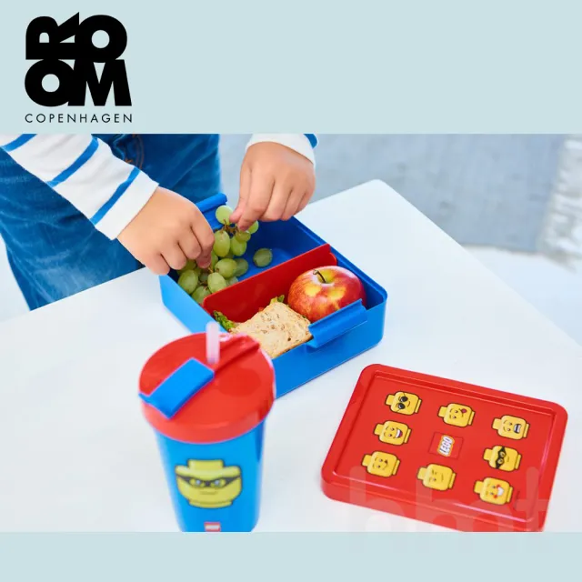 【LEGO 樂高】Room Copenhagen LEGO TUMBLER WITH STRAW-NINJAGO 樂高水杯水壺(正版樂高吸管水杯水壺)