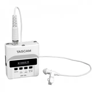 【TASCAM】TASDR-10L/ TASDR-10LW - DR-10L PCM錄音機含迷你MIC(原廠公司貨)