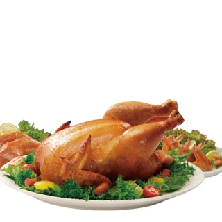 【洽富氣冷雞】星級燻雞聚餐組 CharmingFOOD(星級燻雞*1、星級燻腿*1、星級燻翅*2)