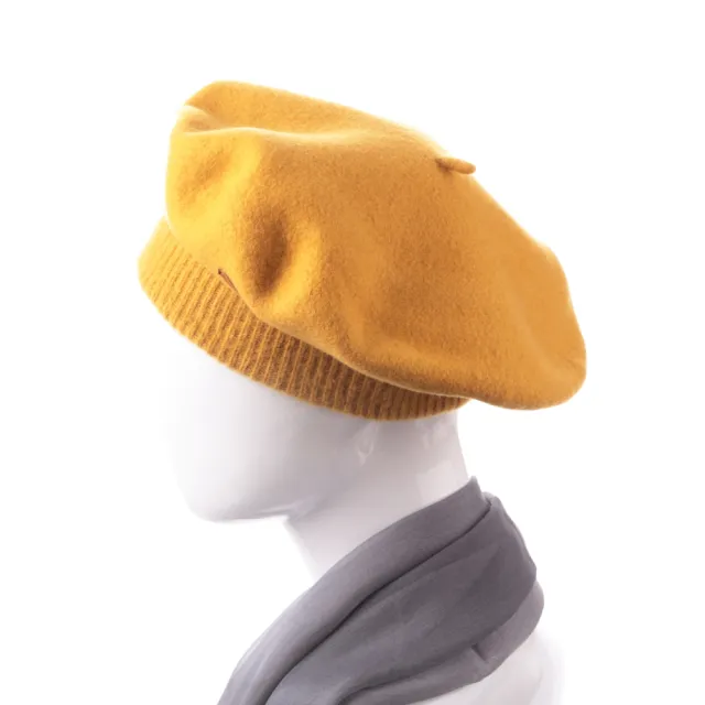【西班牙ELOSEGUI】女ELAX貝雷帽EL_ELAX04079(金駝色)