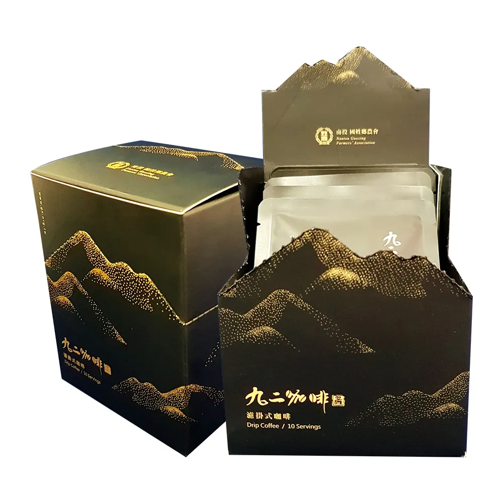 【國姓農會】九二咖啡-濾掛咖啡X1盒(9gx10包/盒)