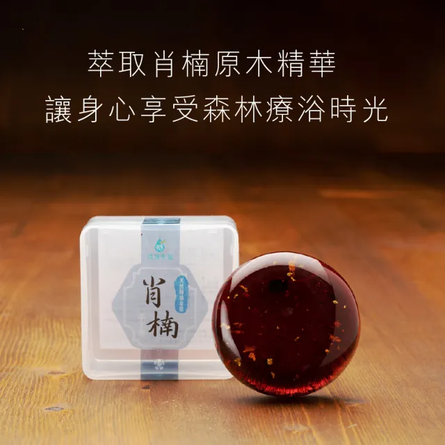 【瑞康生醫】肖楠金箔胺基酸SPA香皂80g/入-共2入(天然肖楠精油、日本SPA等級、無化學成份)