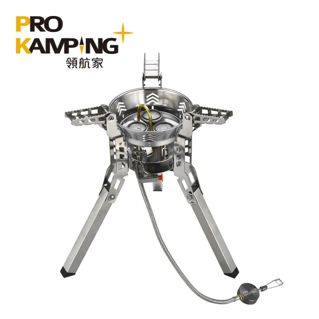 【Pro Kamping 領航家】暴焱爐PK-34(可收折大火力 高山爐)