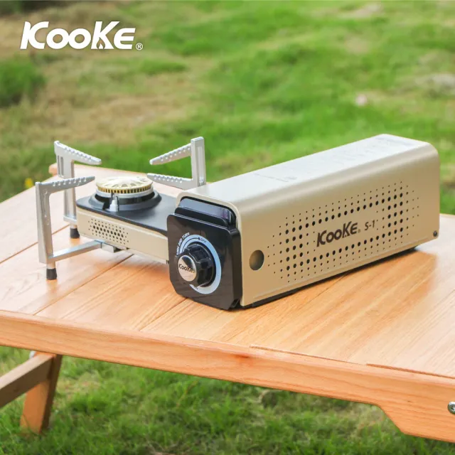【KOOKE 酷客】酷客 炫卡爐 火力加強版 2.8KW S-1(卡式爐 登山 露營 瓦斯爐)