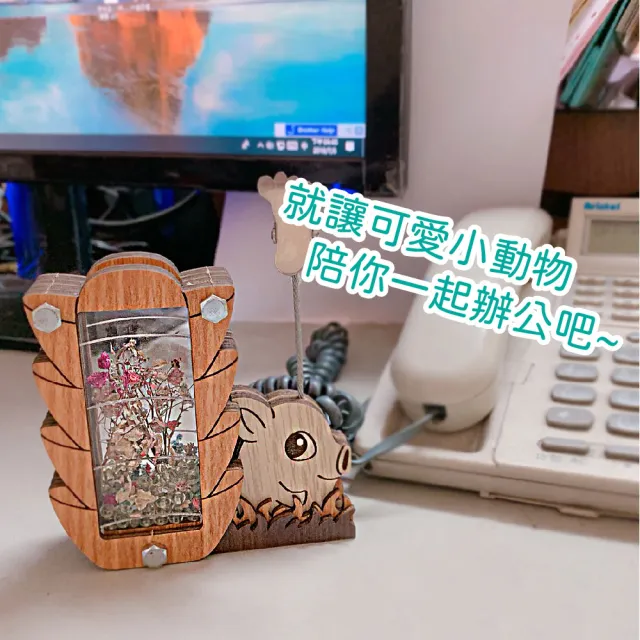【木頭方程式】動物造型存錢筒(DIY 存錢筒 多款 禮物 小孩 辦公室  多功能)