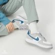 【NIKE 耐吉】Air Force 1 LV8 GS 女鞋 童鞋 白灰藍色 經典 運動 休閒鞋 DH9597-001