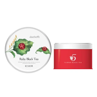 【daebete】寶島生態紅茶系列紅玉紅茶茶葉55gx1罐(自然農法;台灣紅茶;台茶18號;ruby)