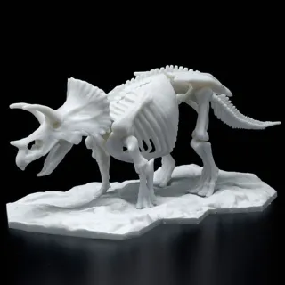 【BANDAI 萬代】組裝模型 LIMEX骨骼 三角龍(模型)
