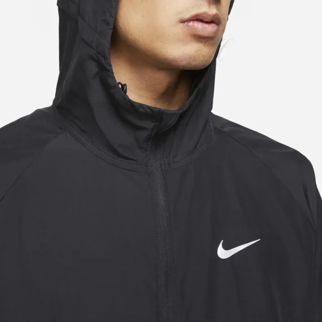 【NIKE 耐吉】外套 男款 連帽外套 風衣外套 運動 AS M NK RPL MILER JKT 黑 DD4747-010