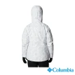 【Columbia 哥倫比亞 官方旗艦】女款-Omni-Tech防水保暖兩件式外套-藍印花(UWR06350WA / 保暖.防水.兩件式)