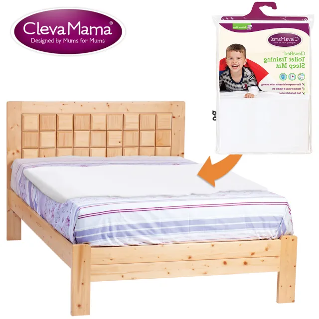 【ClevaMama】舒適防水訓練墊2入(睡墊 床墊 寶寶訓練墊 防水墊)