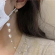 【Emi 艾迷】微甜愛心珍珠口罩掛鍊 眼鏡鍊 穿搭 NEW(口罩鏈 現貨)
