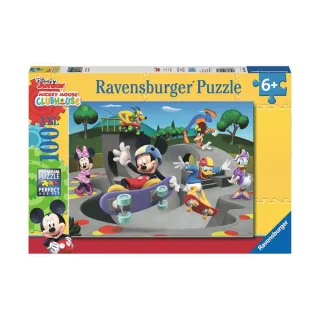 【德國Ravensburger】維寶拼圖 米奇滑板公園 100片