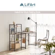 【LiFArt】工業風多功能摺疊書桌(工作桌/層架/電腦桌/茶几)