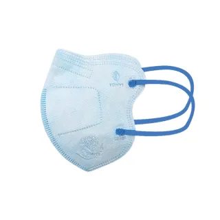 【健康天使】MIT醫用3D立體幼童寬耳繩口罩 2-6歲 藍色 鬆緊帶(30入/袋)