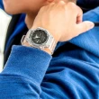 【CASIO 卡西歐】G-SHOCK 八角錶殼耐衝擊運動雙顯腕錶/透明白x黑面(GA-2100SKE-7A)