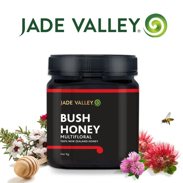 即期品【Jade Valley】紐西蘭 灌木叢林-百花蜜(1kg)