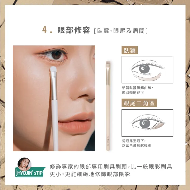 【ETUDE】修飾專家立體修容刷(眼部)