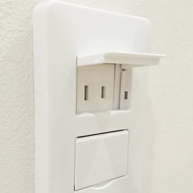 電線插座保護蓋 插座蓋 可掀式 電源插座蓋(安全保護蓋 密封電源插座2入)