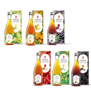 【E-BEN一本】濃縮果醋500ml × 1瓶任選(蘋果/鳳梨/濃縮葡萄/梅子/草莓/桑葚)