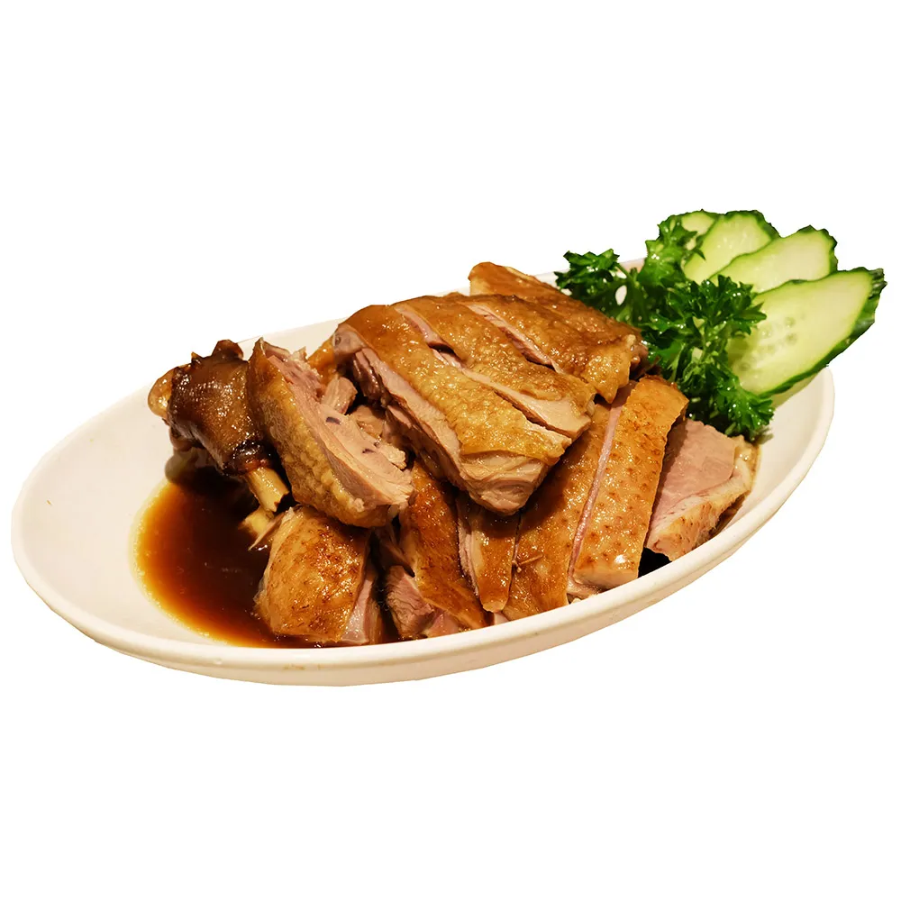 【上野物產】肉嫩鮮甜雲林鹹水鵝 x4包(400g±10%/包 鵝肉)